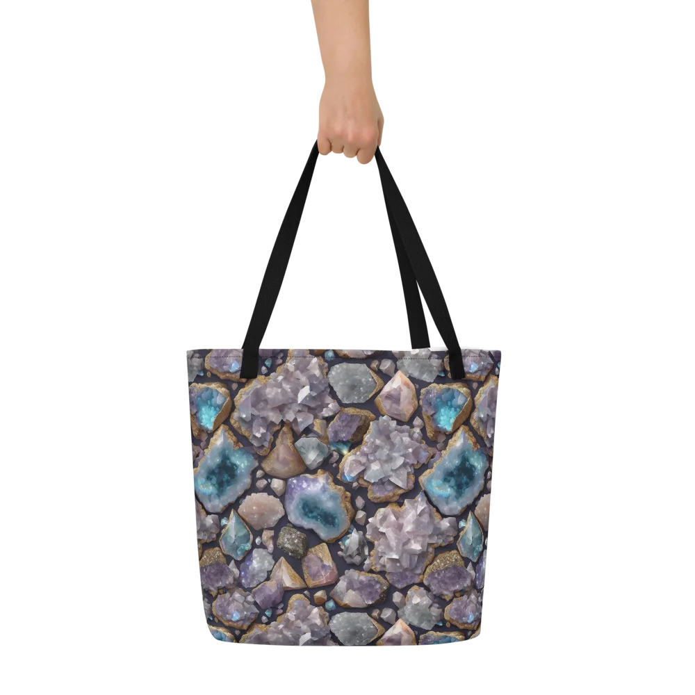 Amethyst Atlas on Large Tote Bag W/ Pocket — Front