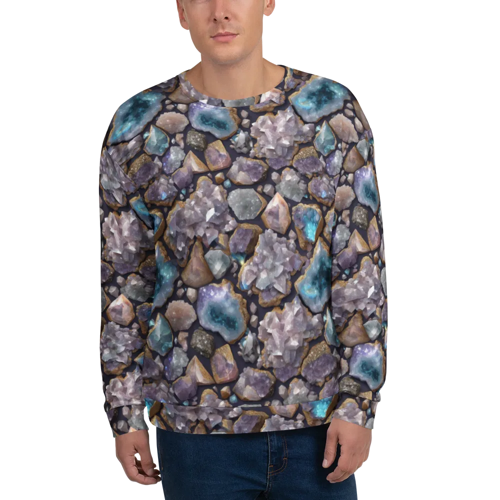 Amethyst Atlas on Sweatshirt — Front