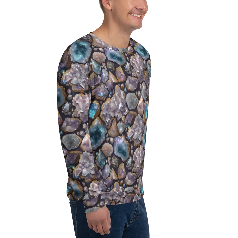 Amethyst Atlas on Sweatshirt — Right Front