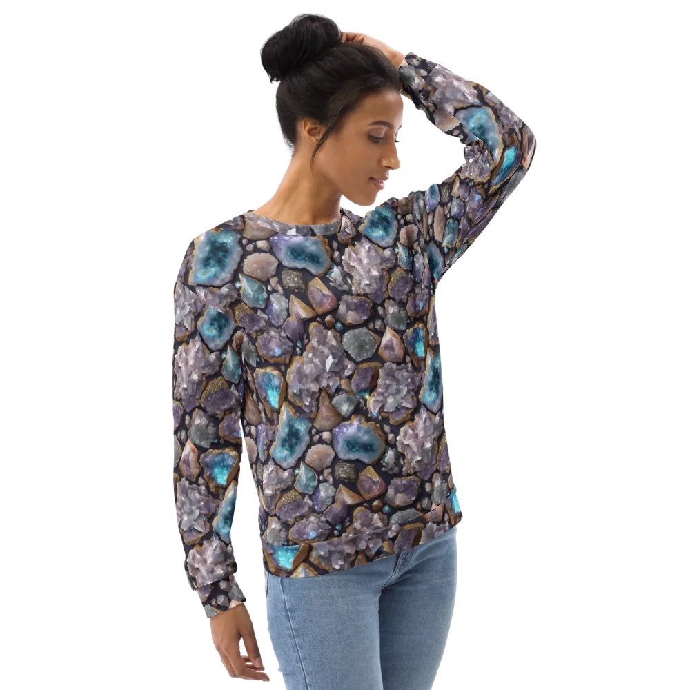 Amethyst Atlas on Sweatshirt — Right Front