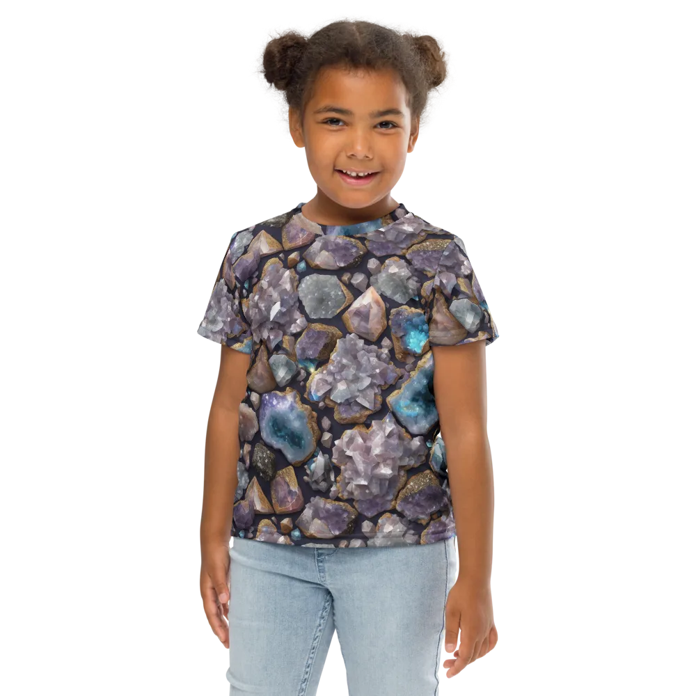 Amethyst Atlas on Kids Crew Neck T-Shirt — Front