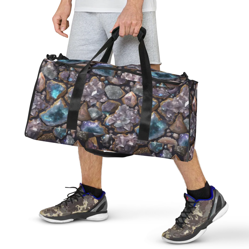 Amethyst Atlas on Duffle Bag — Front