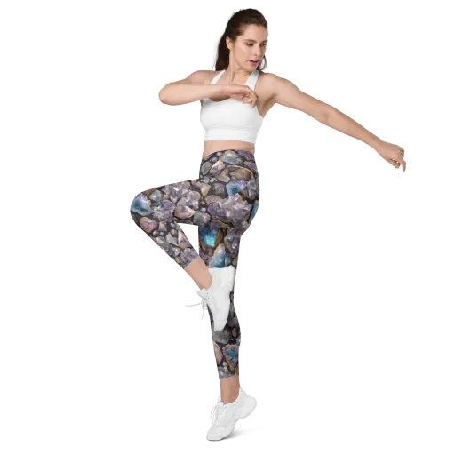 Amethyst Atlas on a Leggings with Pockets