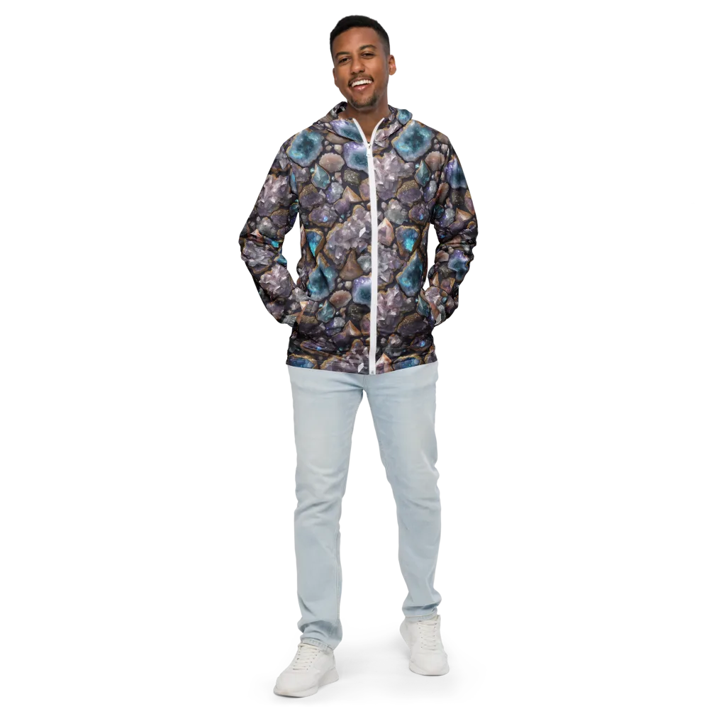 Amethyst Atlas on Men's Windbreaker — Front