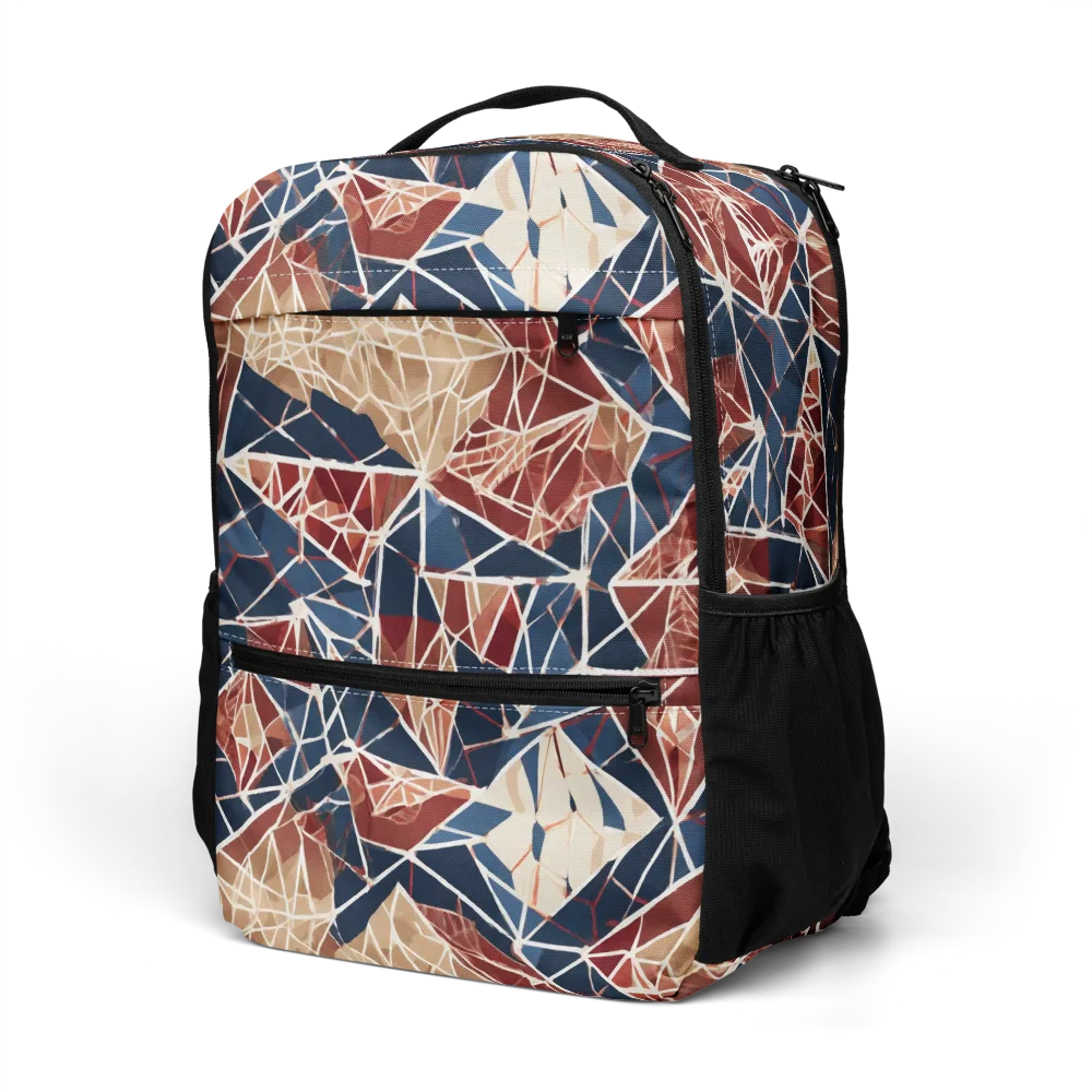 Fractured Riviera on Utility Backpack — Left Front