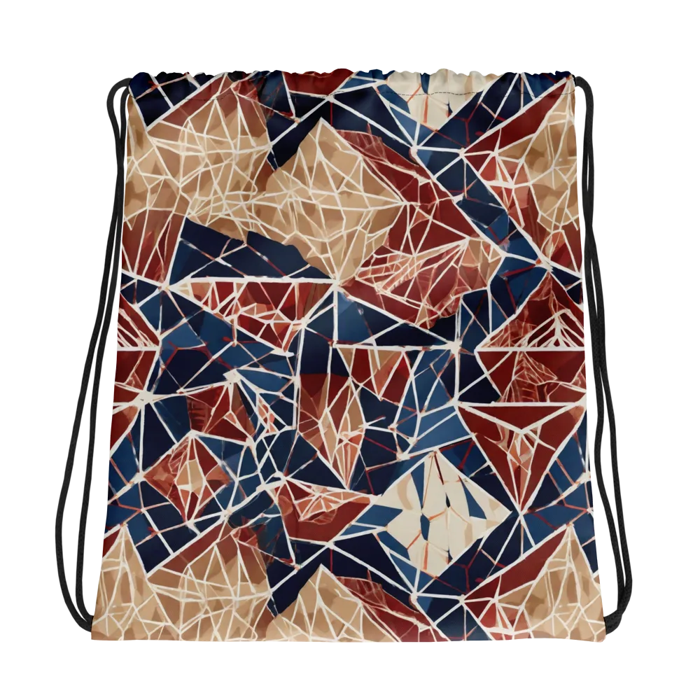 Fractured Riviera on Drawstring Bag — Photo