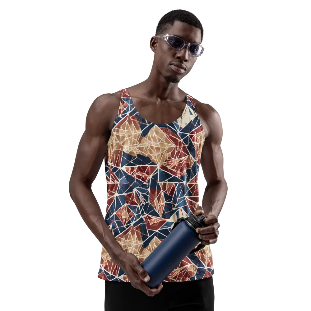 Fractured Riviera on Men's Tank Top — Front