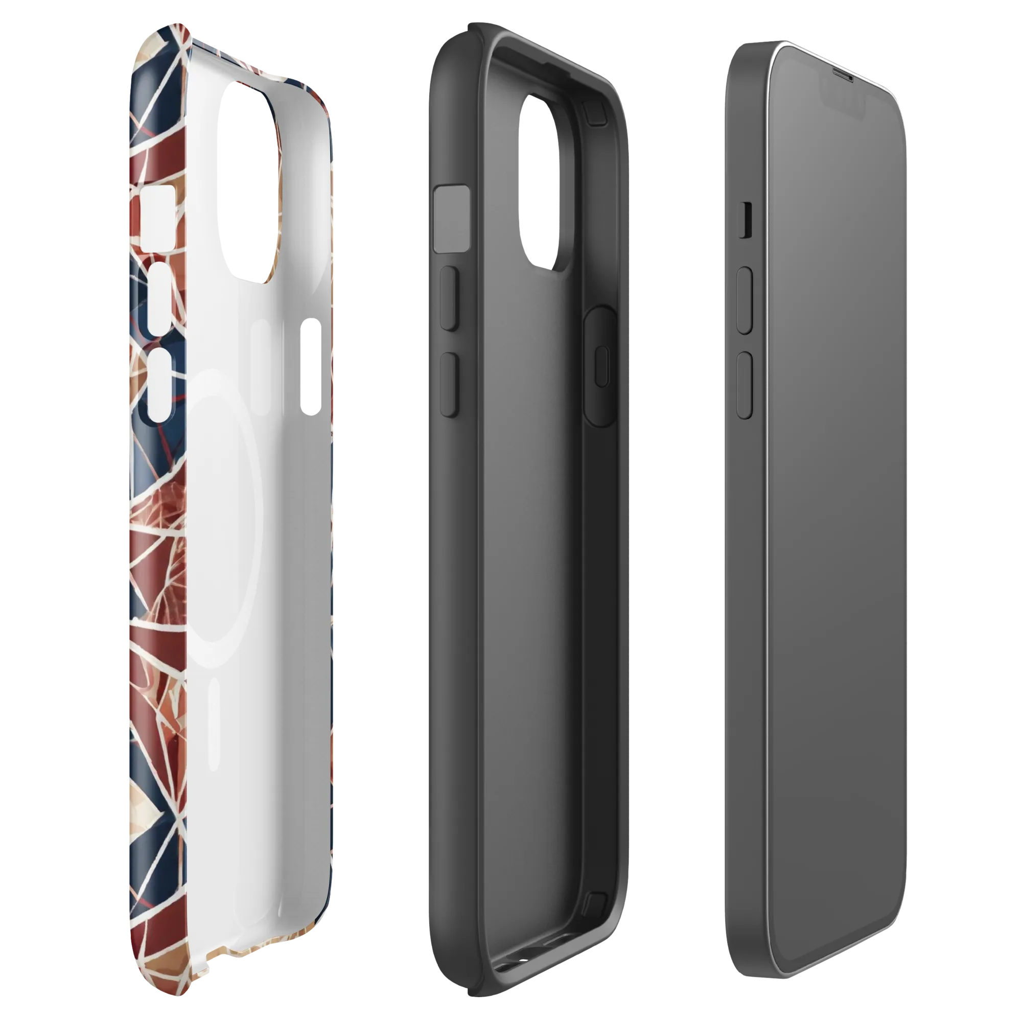 Fractured Riviera on MagSafe Tough Case for iPhone® — Front
