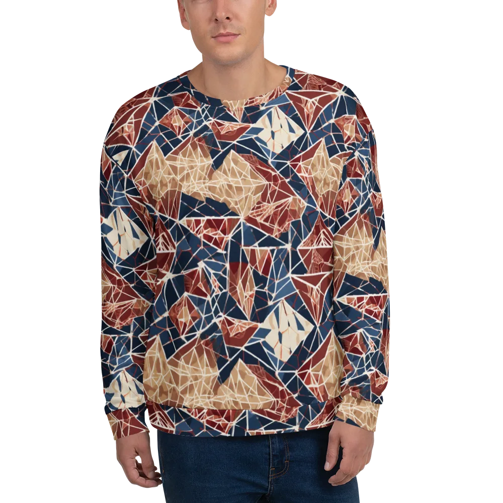Fractured Riviera on Sweatshirt — Front