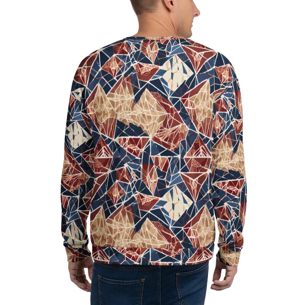 Fractured Riviera on Sweatshirt — Back