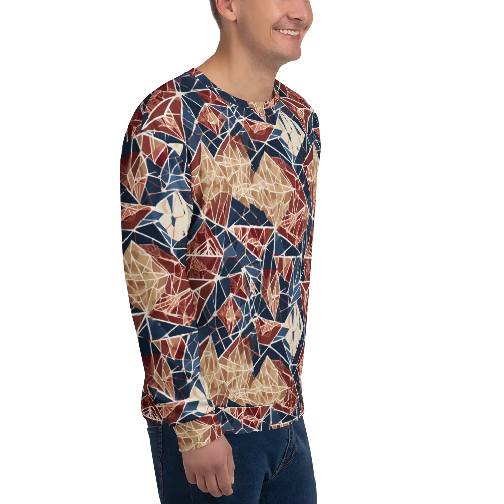 Fractured Riviera on Sweatshirt — Right Front