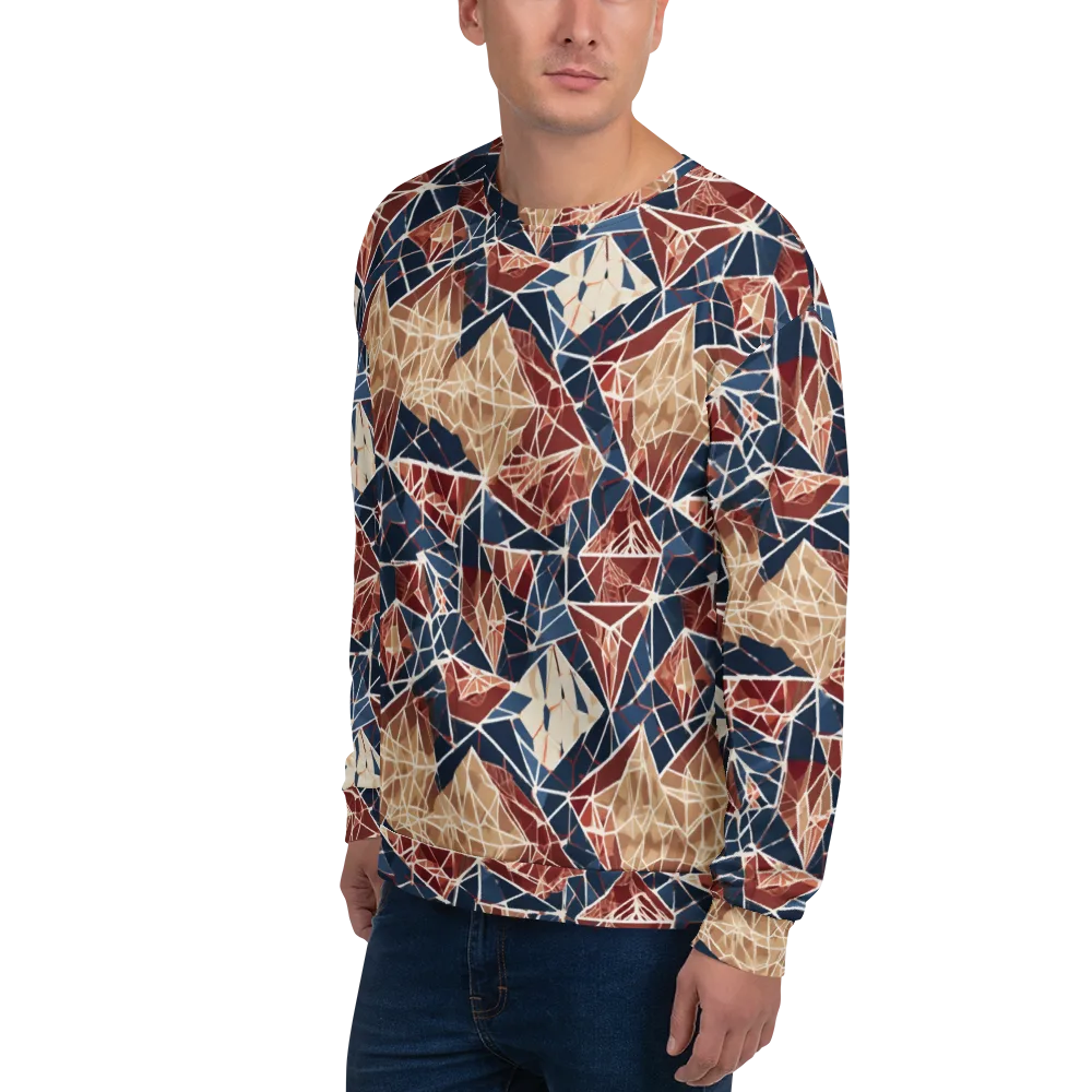 Fractured Riviera on Sweatshirt — Left Front