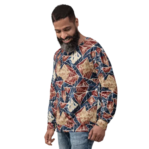Fractured Riviera on a Sweatshirt