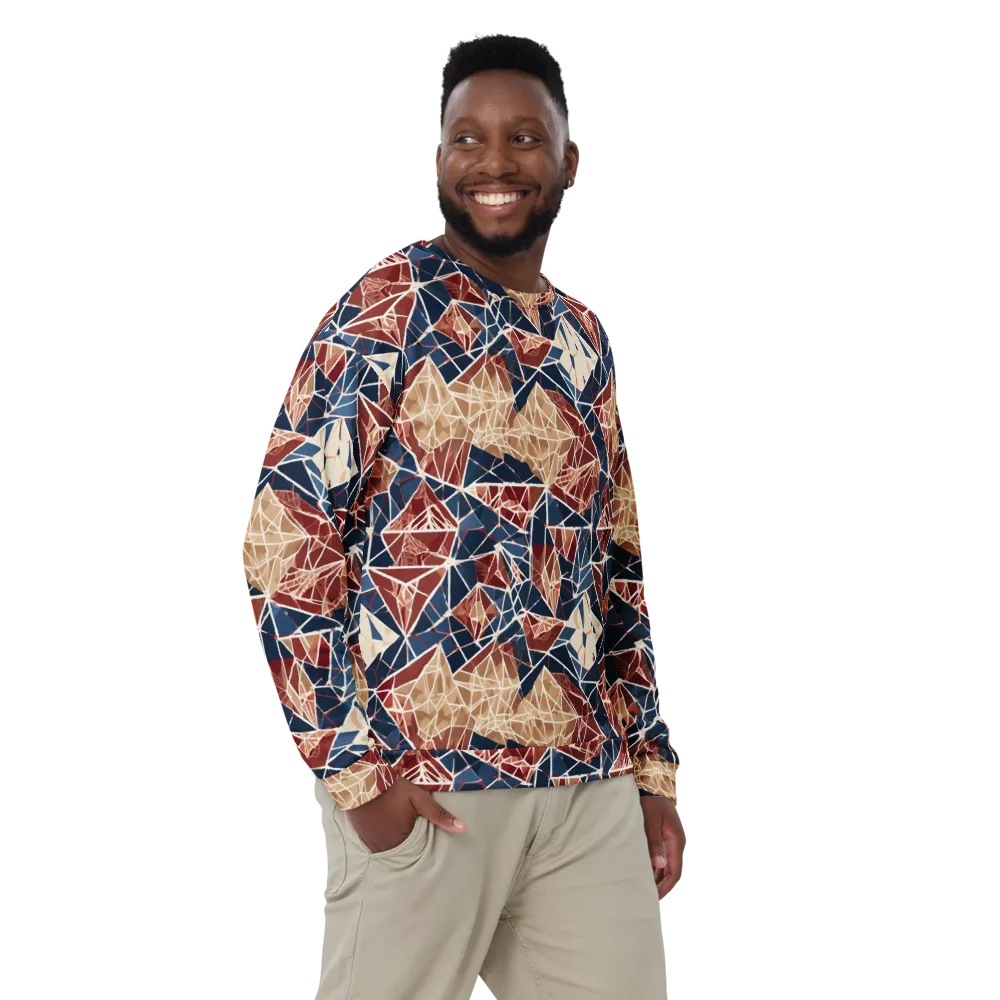 Fractured Riviera on Sweatshirt — Front