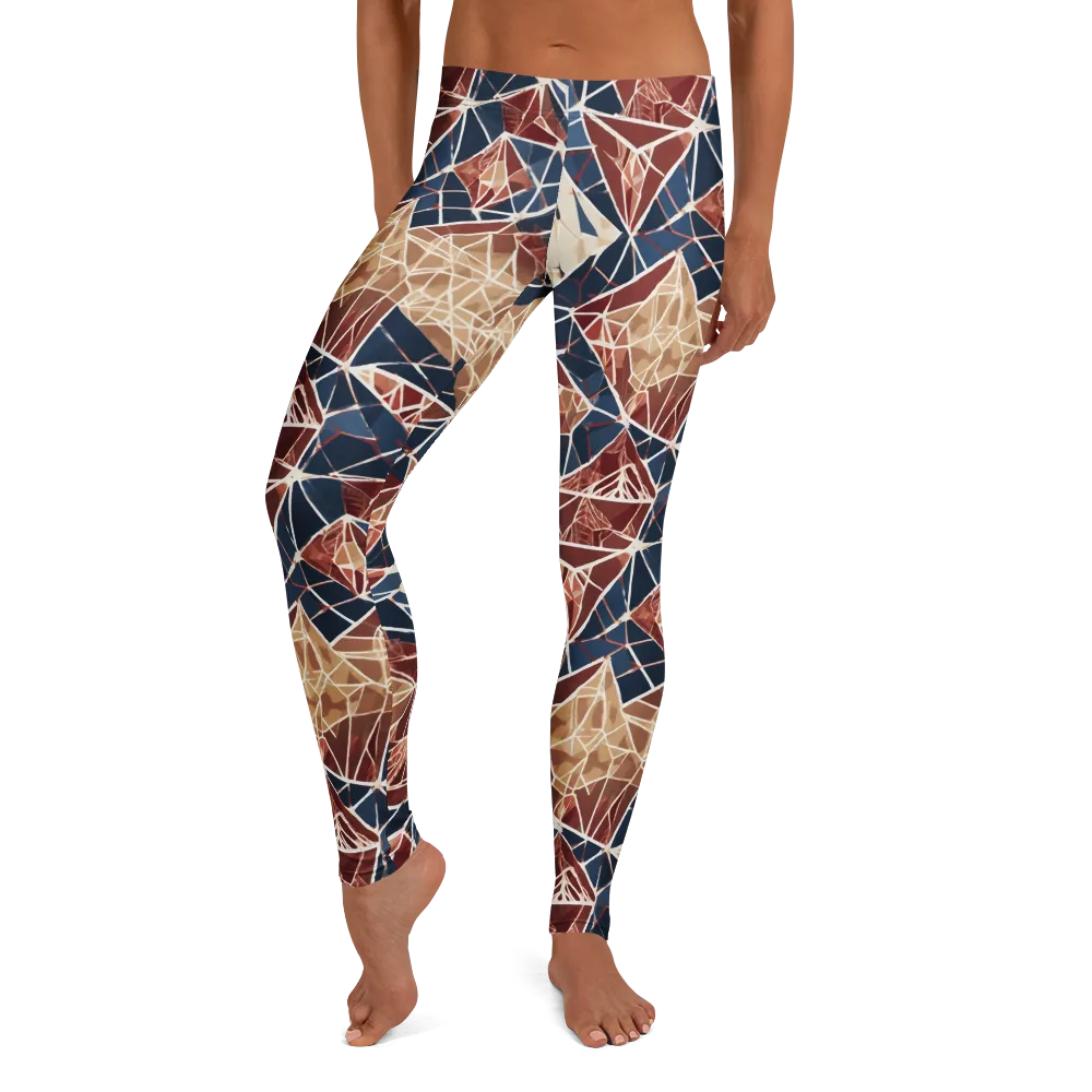 Fractured Riviera on Leggings — Front