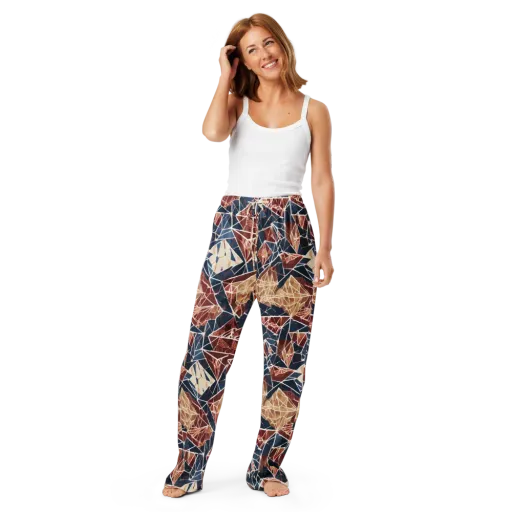 Fractured Riviera on a Women's Pajama Pants