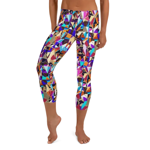 Jewel Static on a Capri Leggings