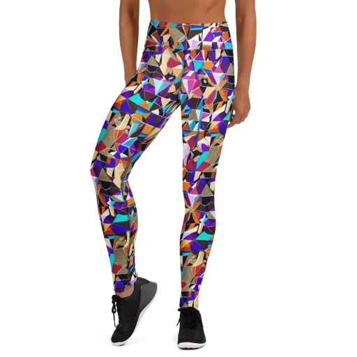 Jewel Static on a Yoga Leggings