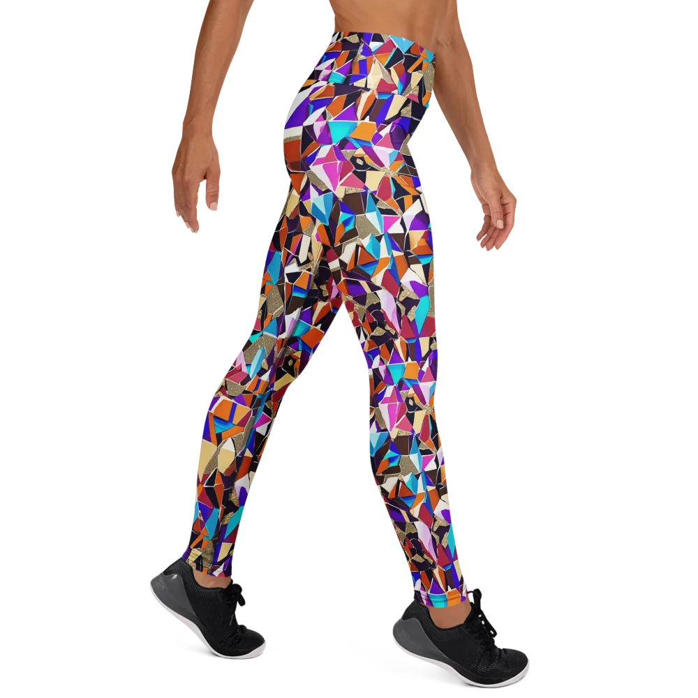 Jewel Static on Yoga Leggings — Right