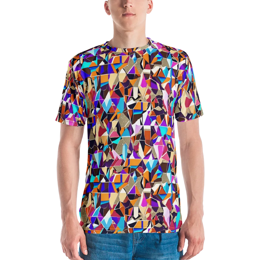 Jewel Static on Men's Crew Neck T-Shirt — Front