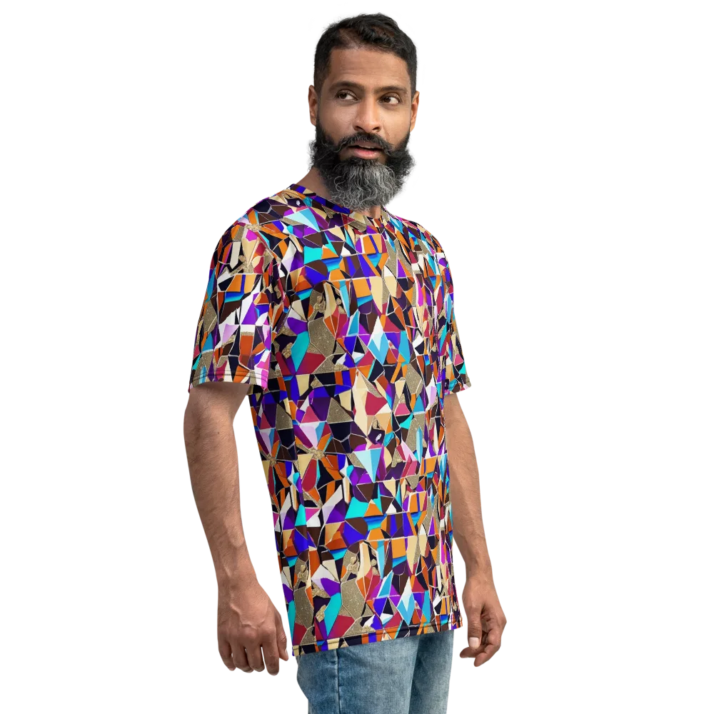 Jewel Static on Men's Crew Neck T-Shirt — Right