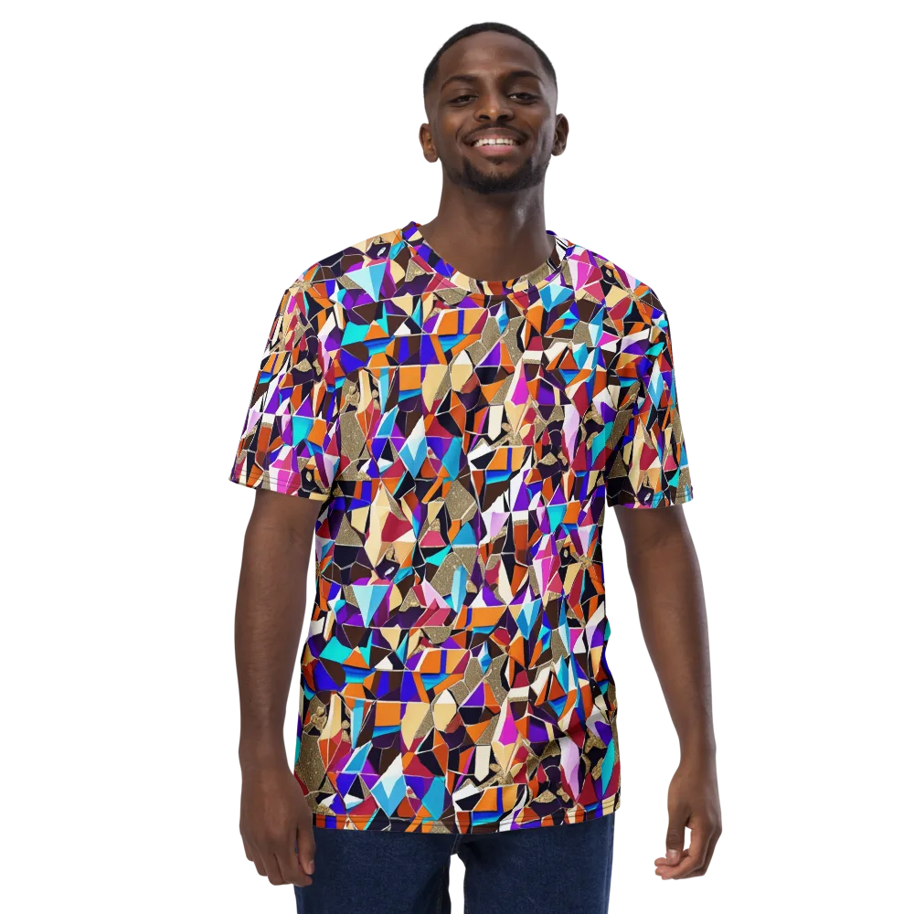 Jewel Static on Men's Crew Neck T-Shirt — Front