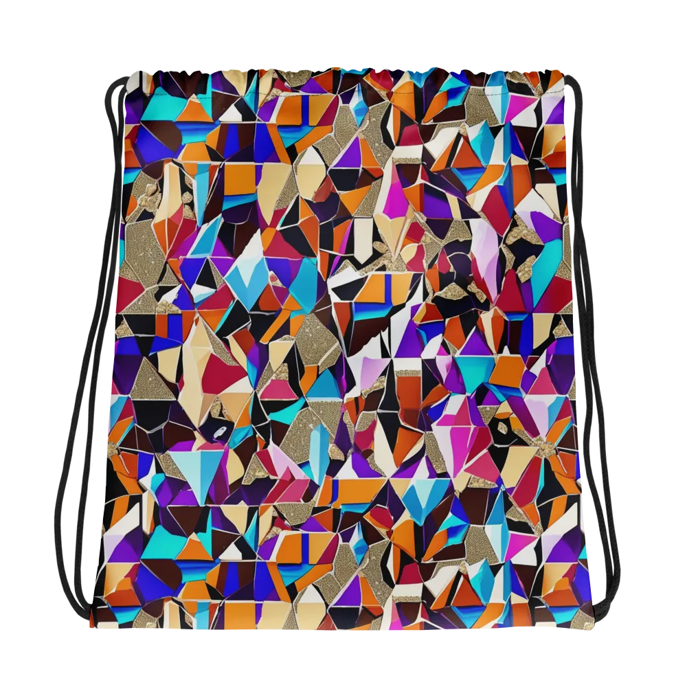 Jewel Static on Drawstring Bag — Photo