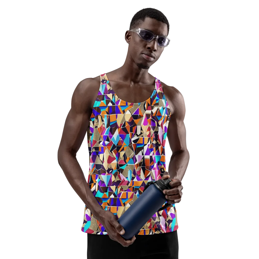 Jewel Static on Men's Tank Top — Front