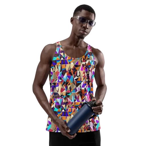 Jewel Static on a Men's Tank Top