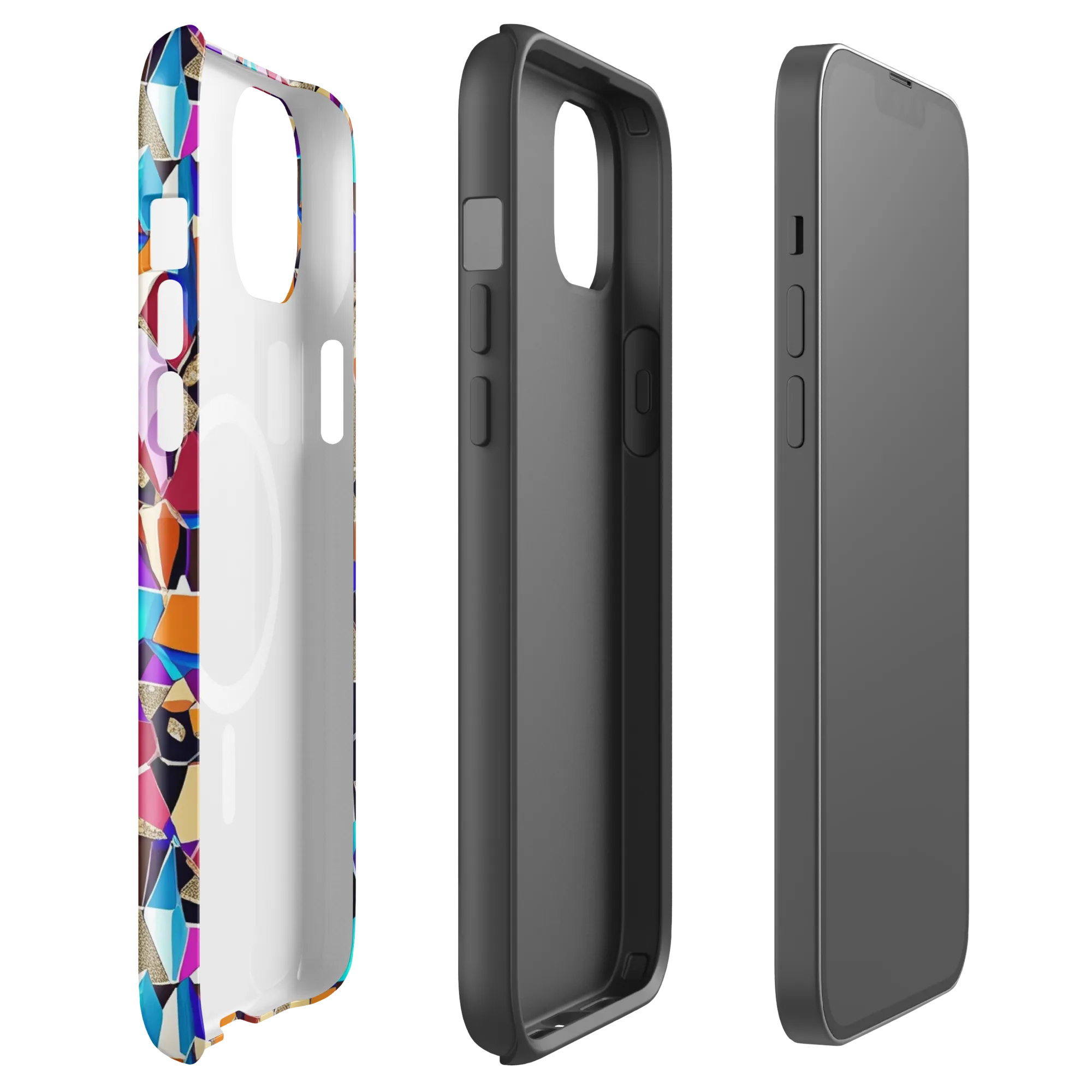 Jewel Static on MagSafe Tough Case for iPhone® — Front