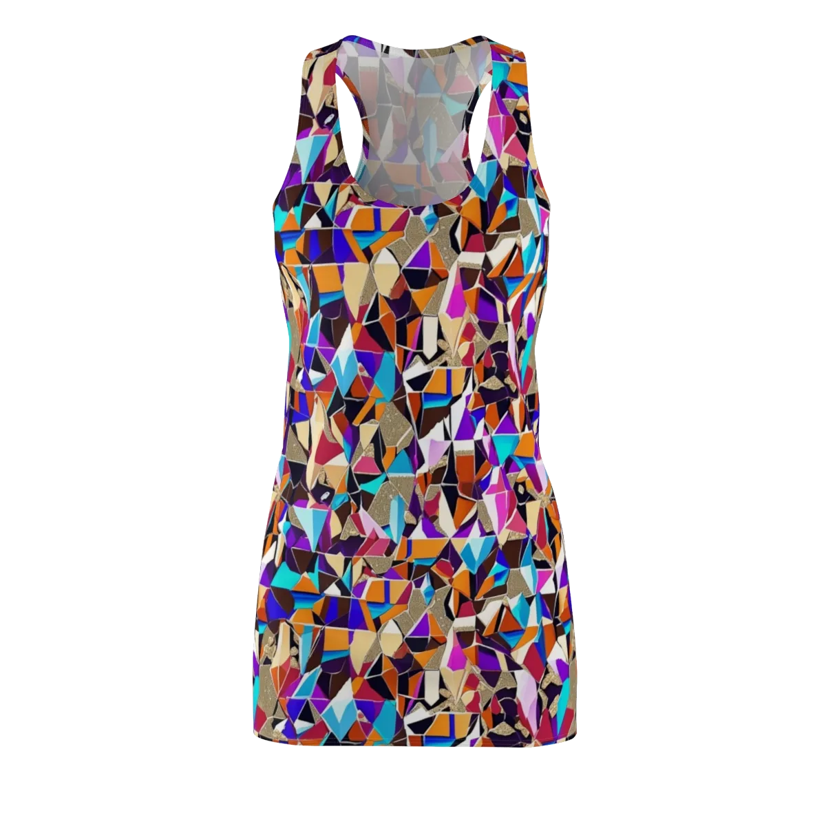 Jewel Static on Racerback Dress — Front