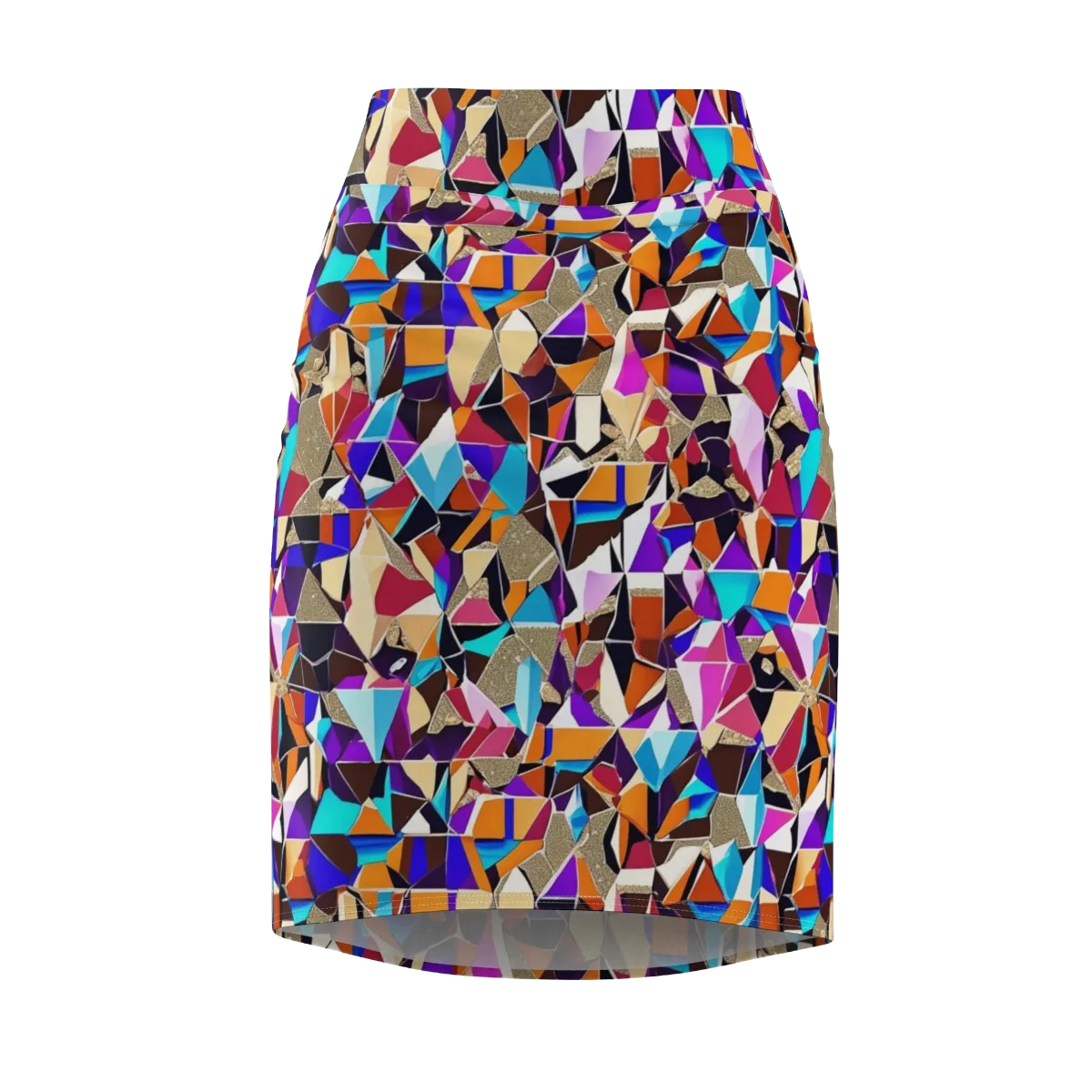 Jewel Static on Pencil Skirt — Front