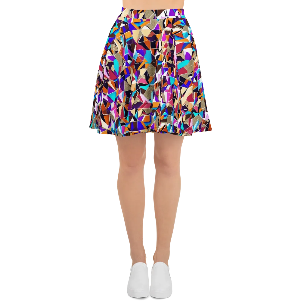 Jewel Static on Skater Skirt — Front