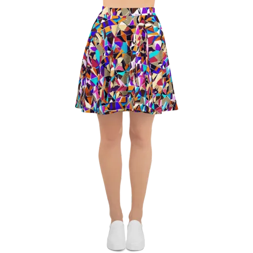 Jewel Static on a Skater Skirt