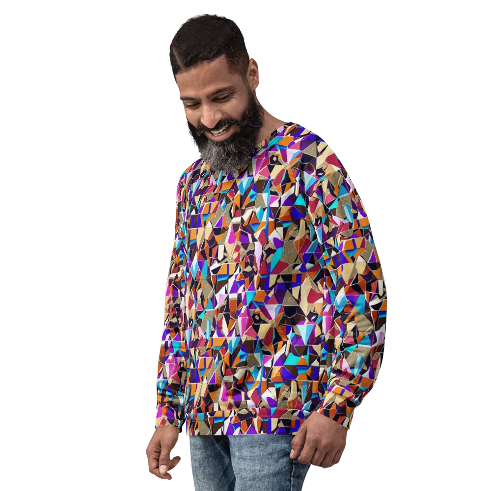 Jewel Static on Sweatshirt — Left Front