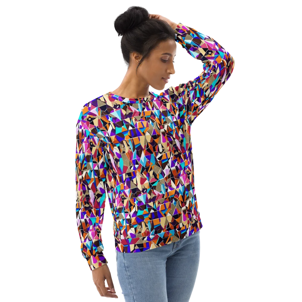 Jewel Static on Sweatshirt — Right Front