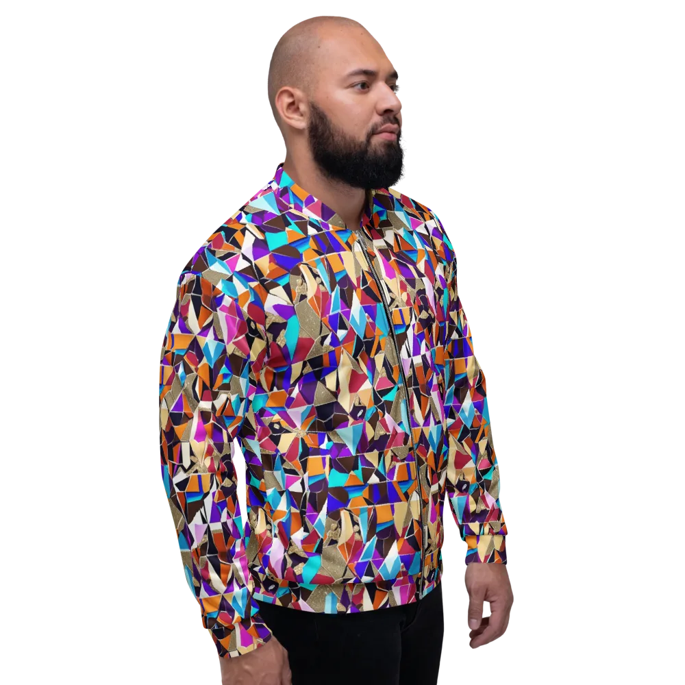 Jewel Static on Bomber Jacket — Right