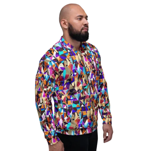 Jewel Static on a Bomber Jacket