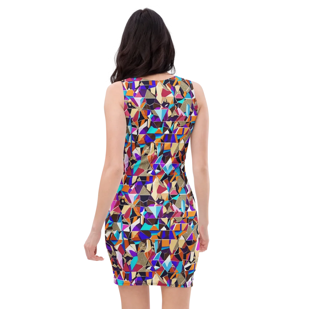 Jewel Static on Bodycon Dress — Back