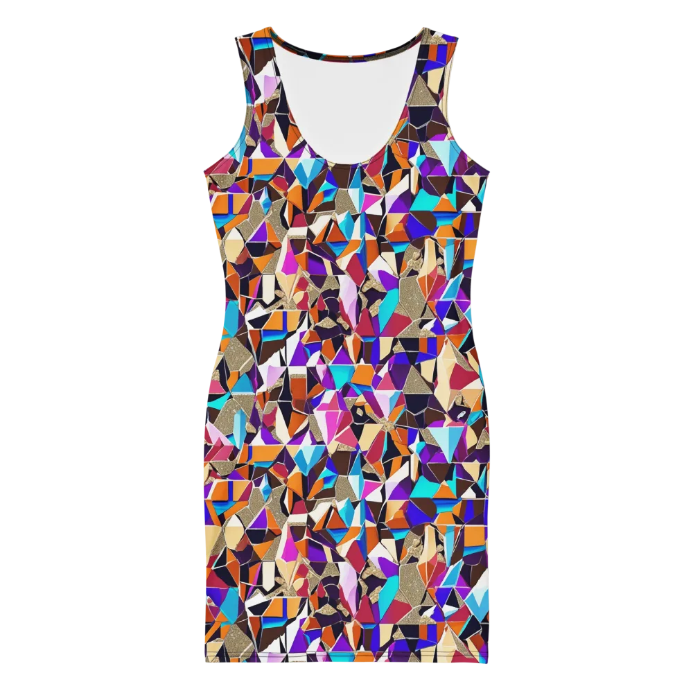 Jewel Static on Bodycon Dress — Front