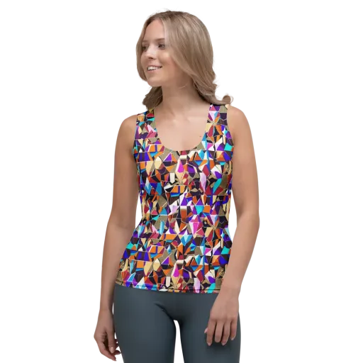 Jewel Static on a Women's Tank Top