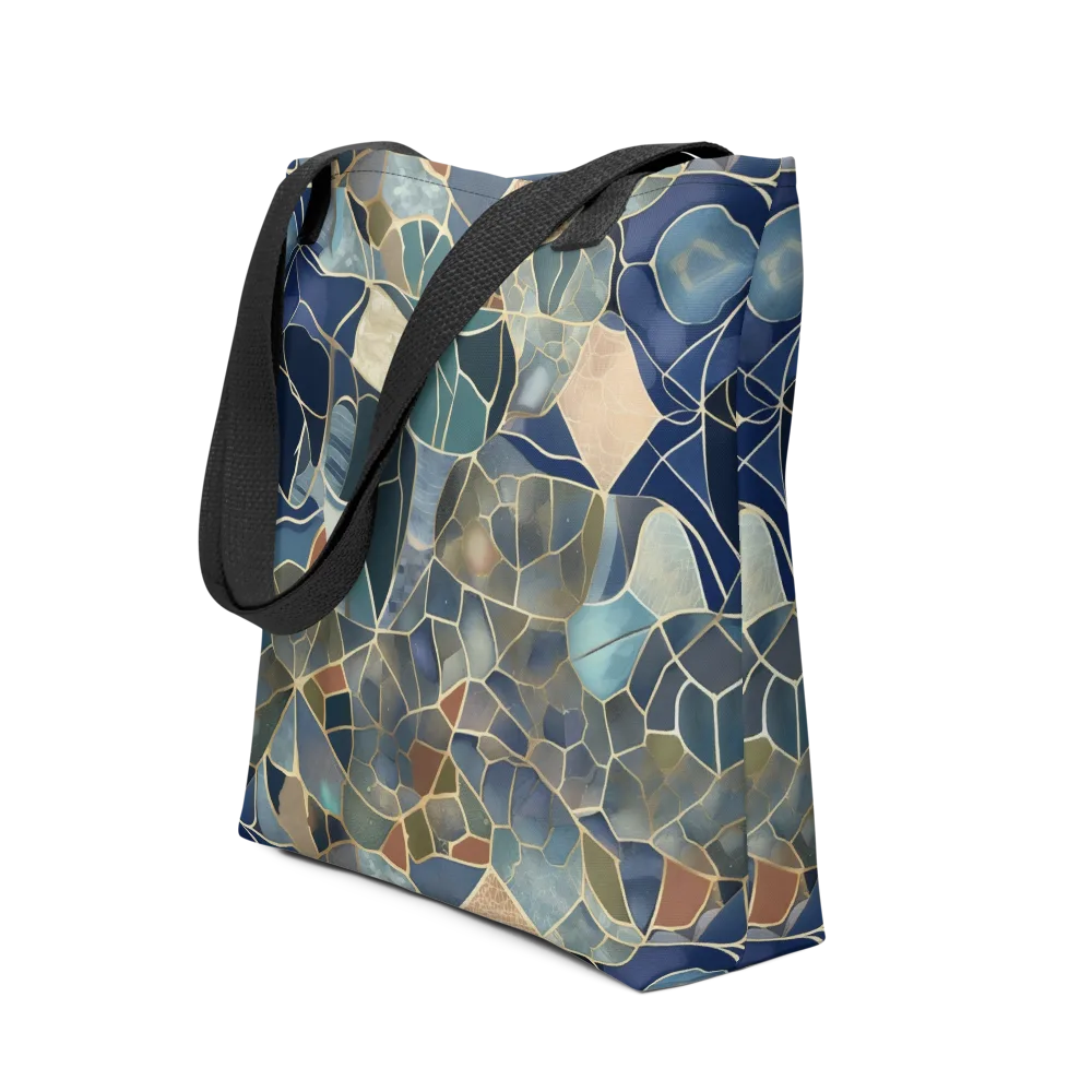 Gilded Tidal Mosaic on Tote Bag — Front