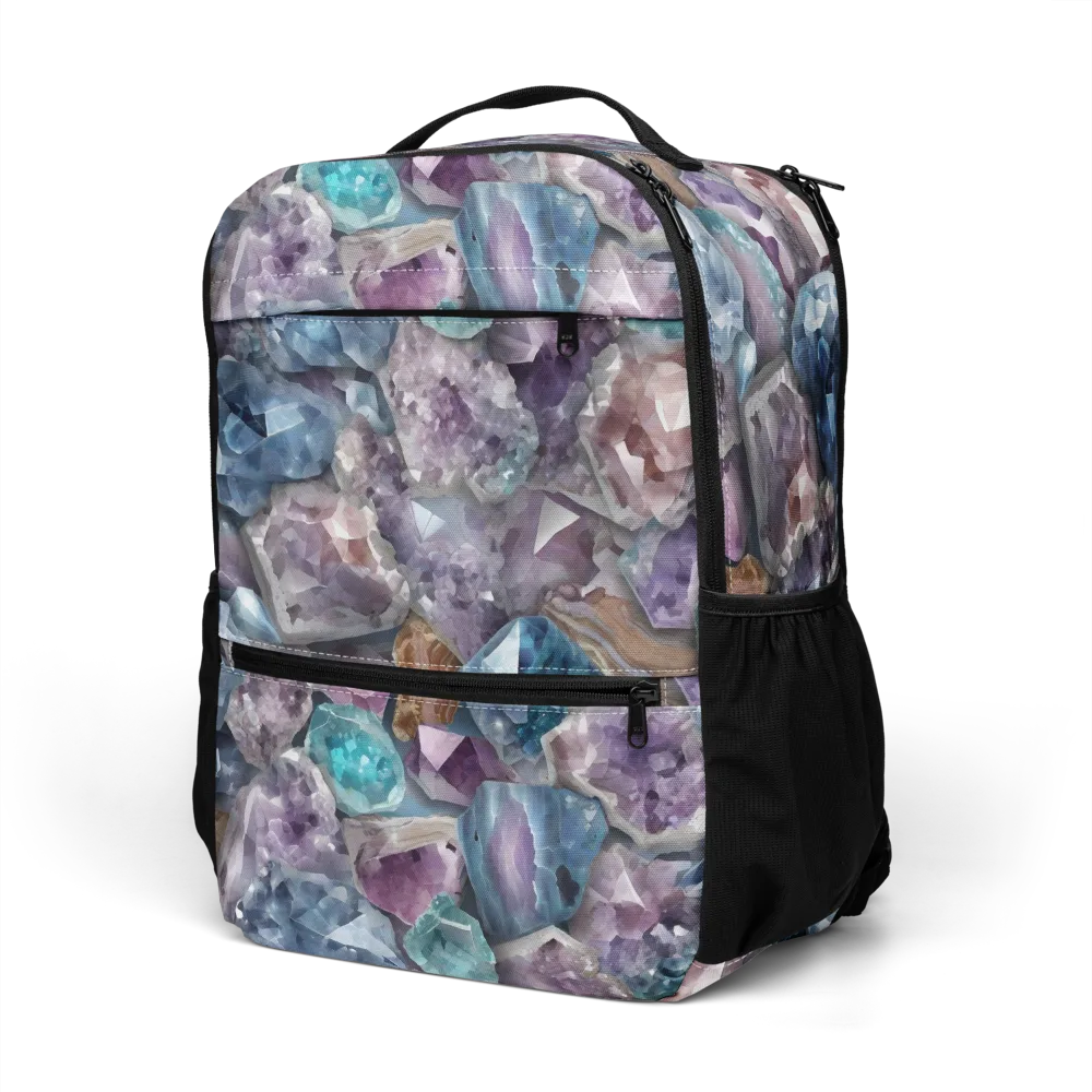 Amethyst Tide on Utility Backpack — Left Front
