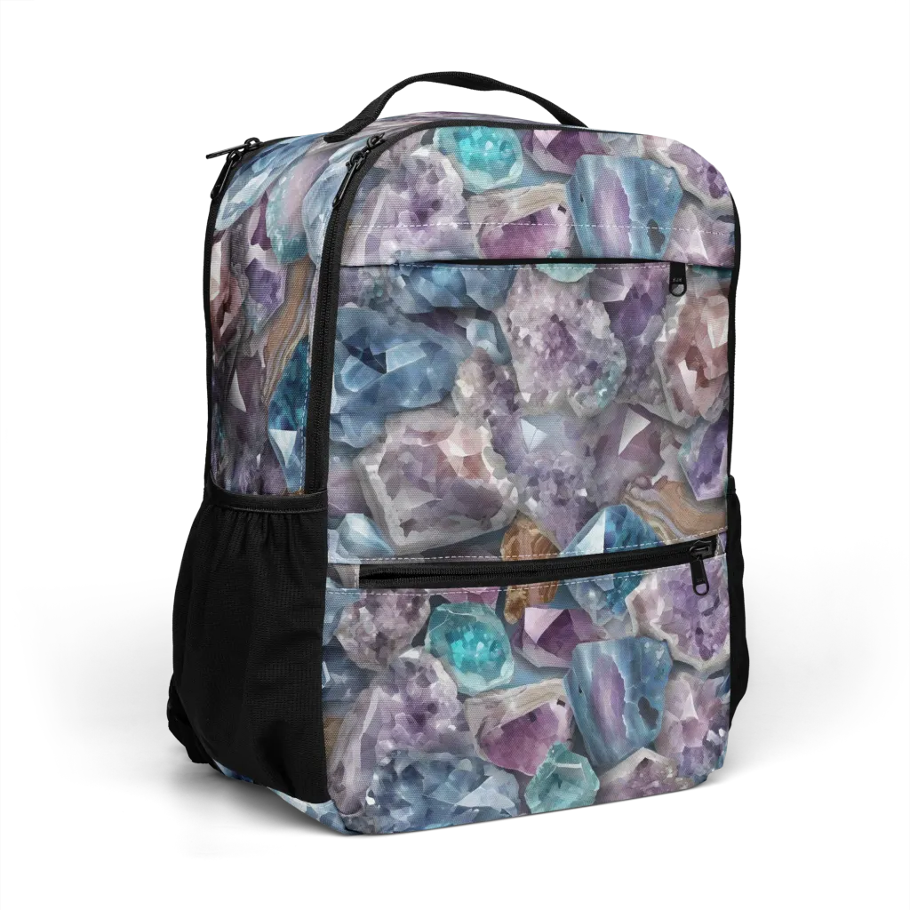Amethyst Tide on Utility Backpack — Right Front