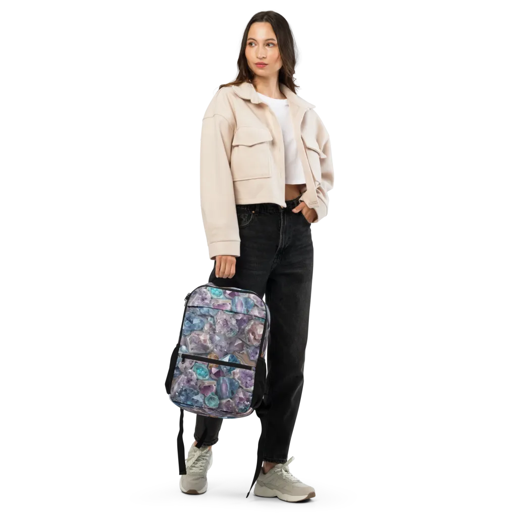 Amethyst Tide on Utility Backpack — Front