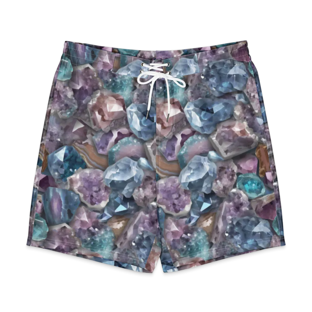 Amethyst Tide on Men's Board Shorts — Front