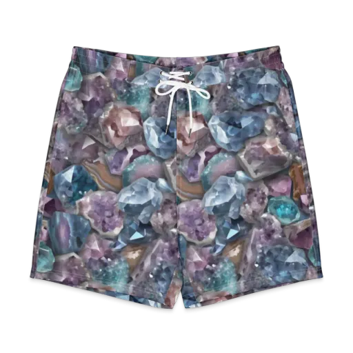 Amethyst Tide on a Men's Board Shorts