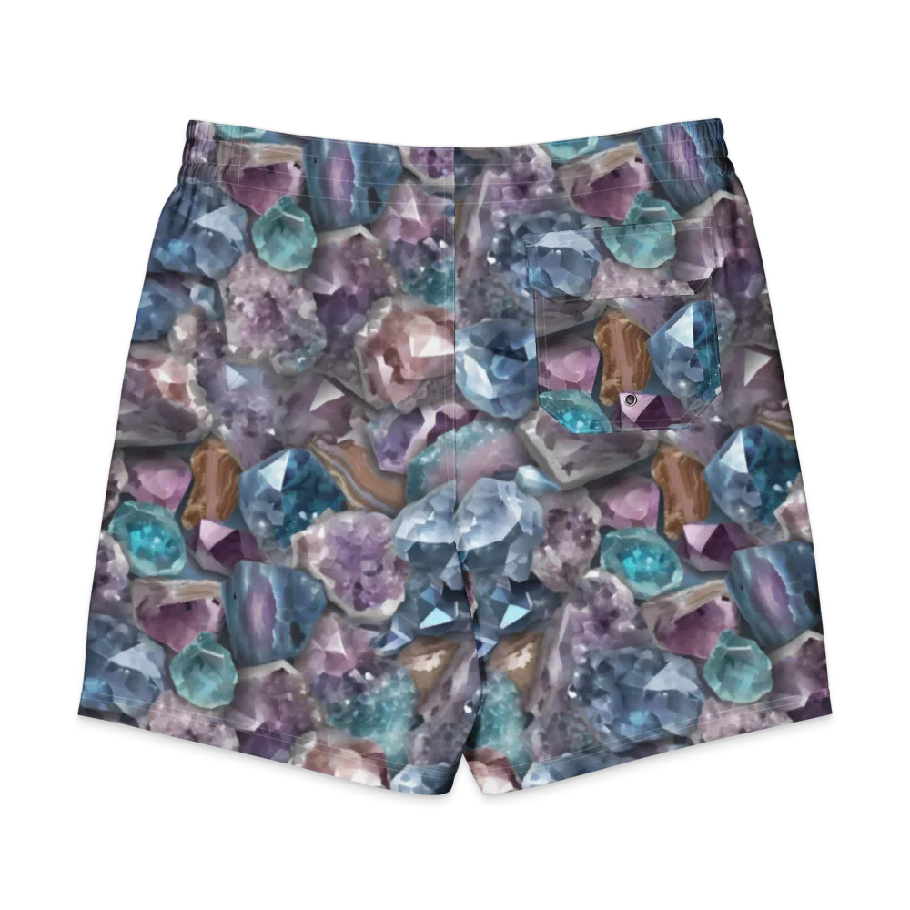 Amethyst Tide on Men's Board Shorts — Back