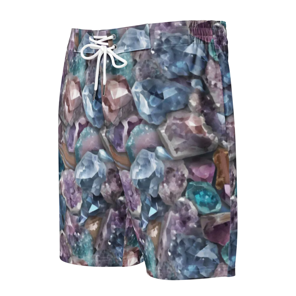 Amethyst Tide on Men's Board Shorts — Front