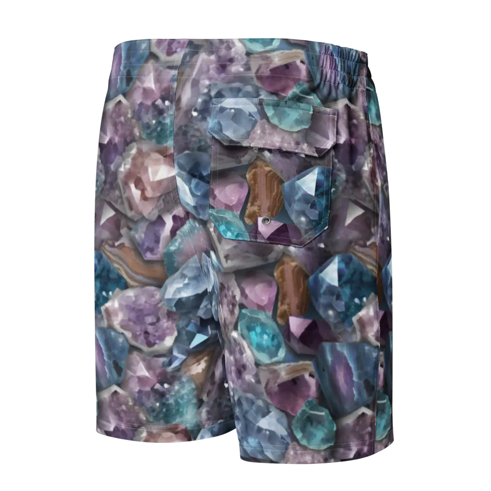 Amethyst Tide on Men's Board Shorts — Back